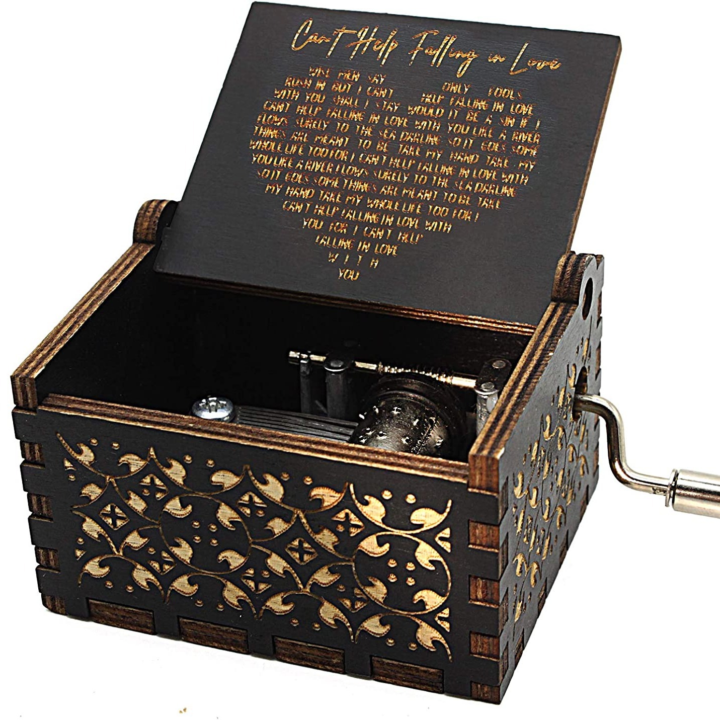  Mi*AngMax Legend of Zelda Theme Wooden Music Box - Antique  Engraved Musical Boxes Case for Wooden Zelda Gifts - Wedding Valentine  Christmas Musical Gift (Black) : Home & Kitchen