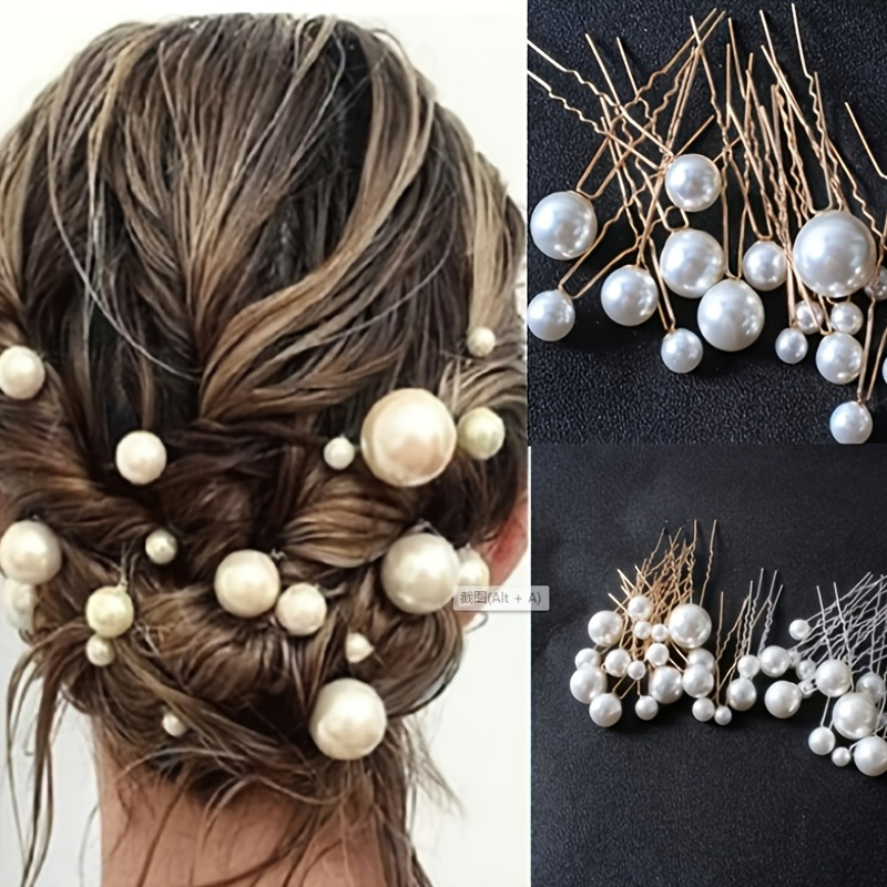 Pearl Hair Pin - Temu