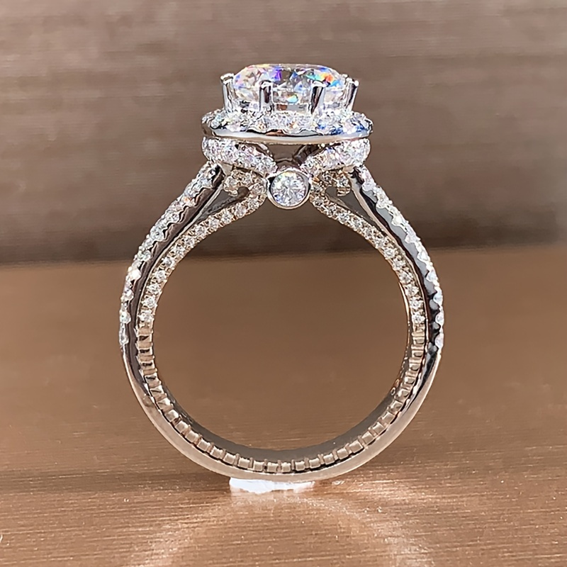 

Women's Zircon Ring Engagement Cocktail Party Jewelry