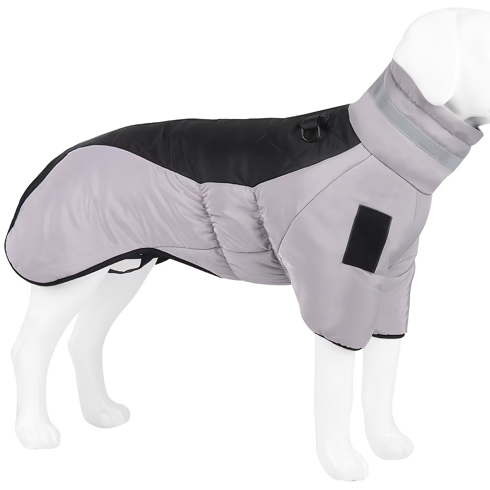 Thickened Reflective Dog Coat Winter Dog Cotton Coat Warm Pet Padded