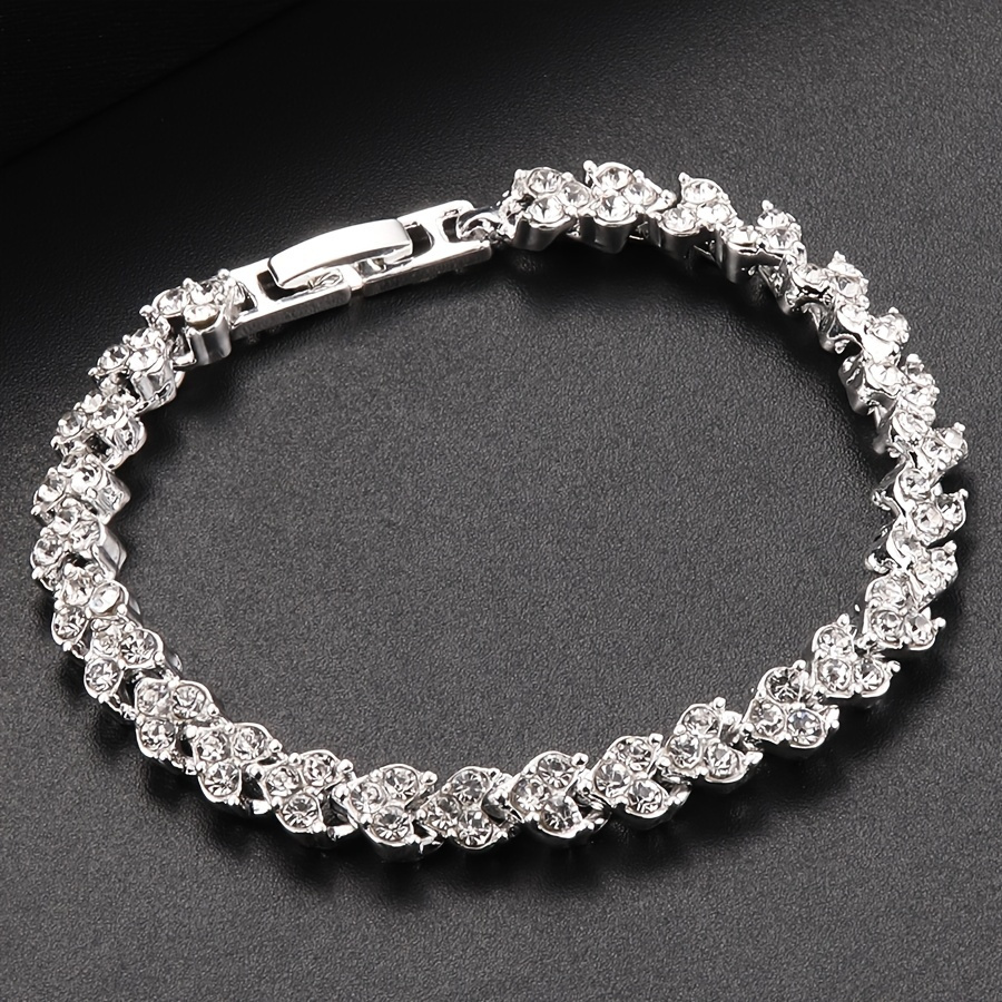 

Fashion Bracelet Luxurious Rhinestone Inlaid Flashing Bracelet Women's Bracelet Fashion Jewelry