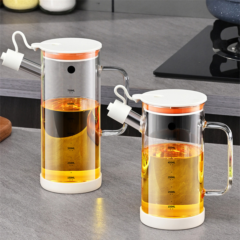 Glass Oil Dispenser Handle Easy Pour Storage Kitchen Temu