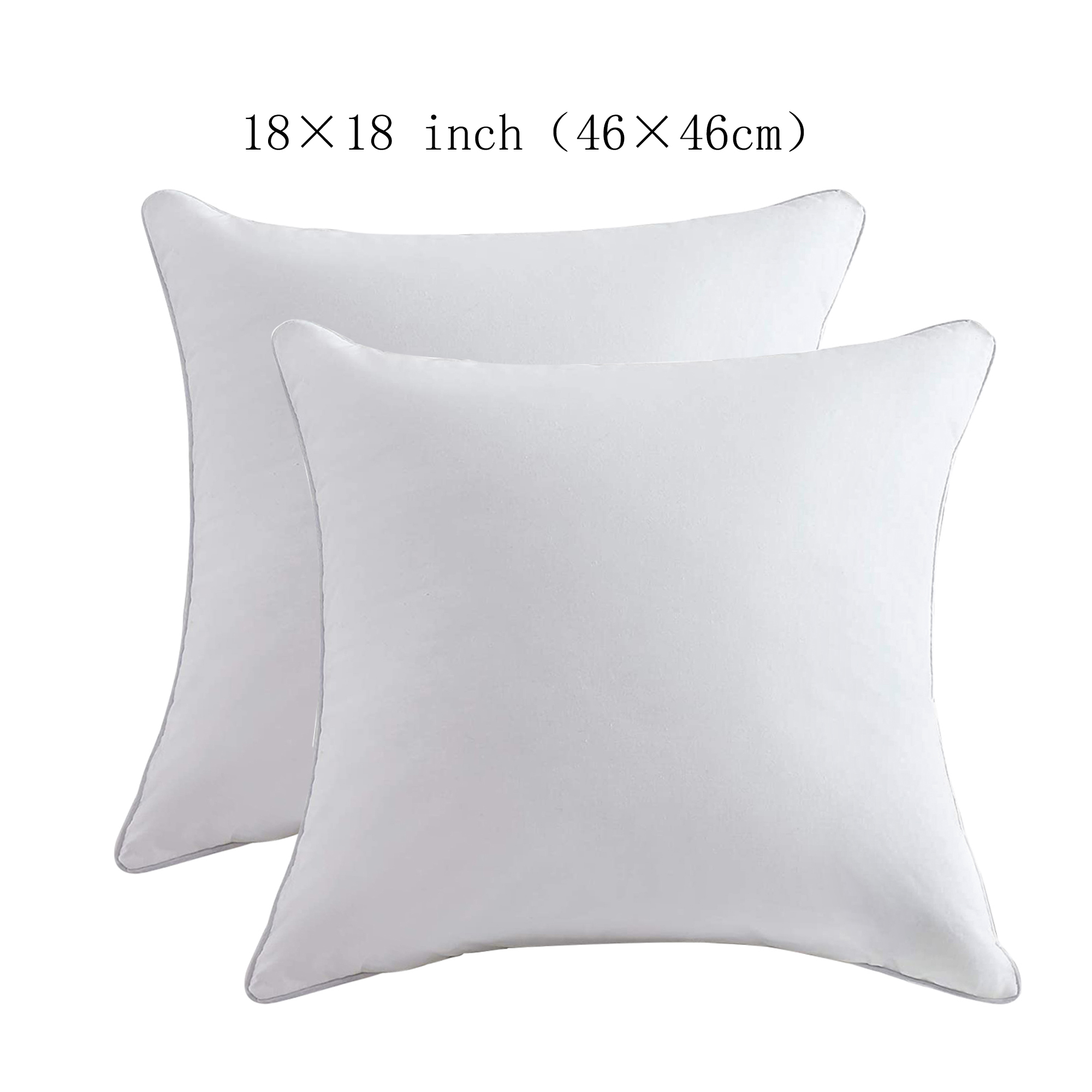 Decorative Lipo Pillow Inserts With 100% Cotton Cover - Temu