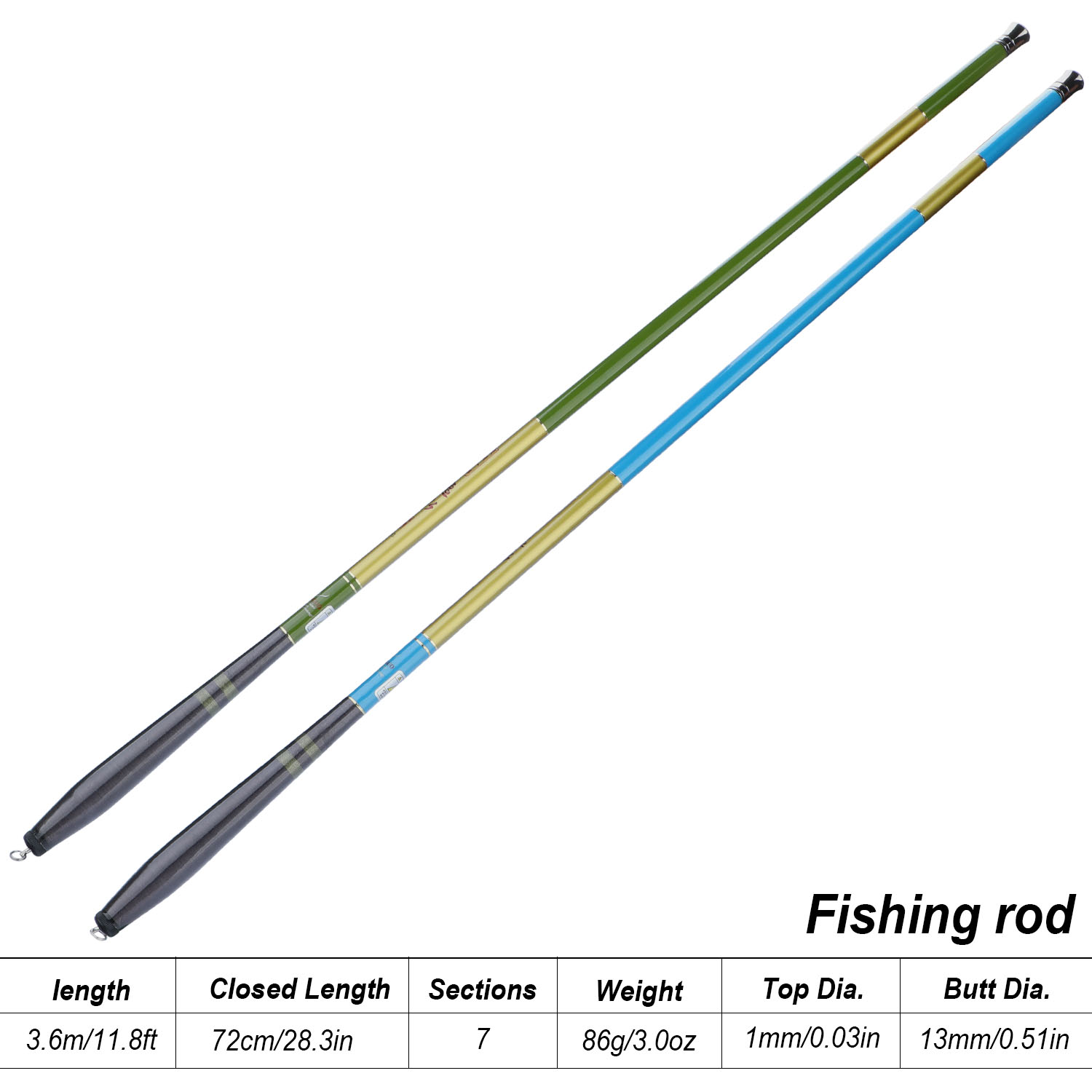 Carbon Fiber Fishing Rod Telescopic Ultra-light Hard Pole For