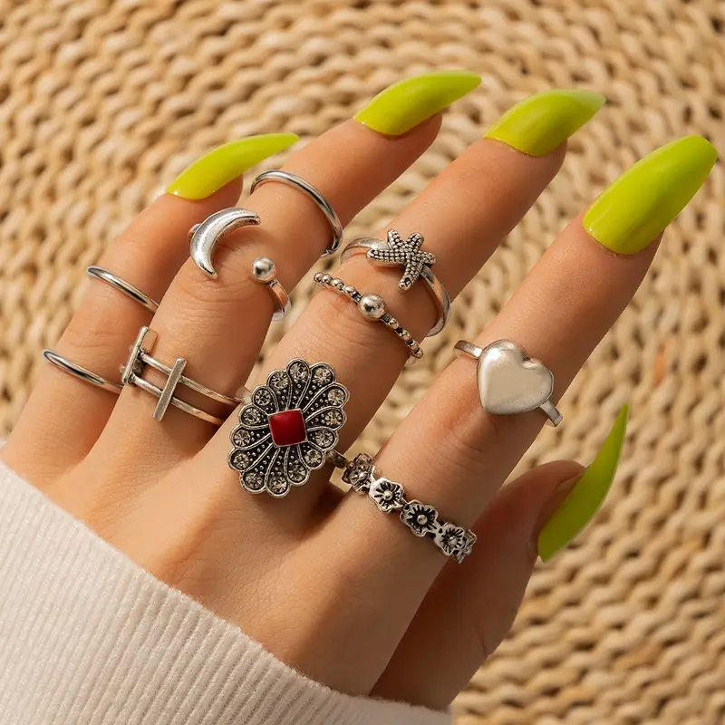Knuckle Rings Jewelry Women Girls Party - Temu Australia