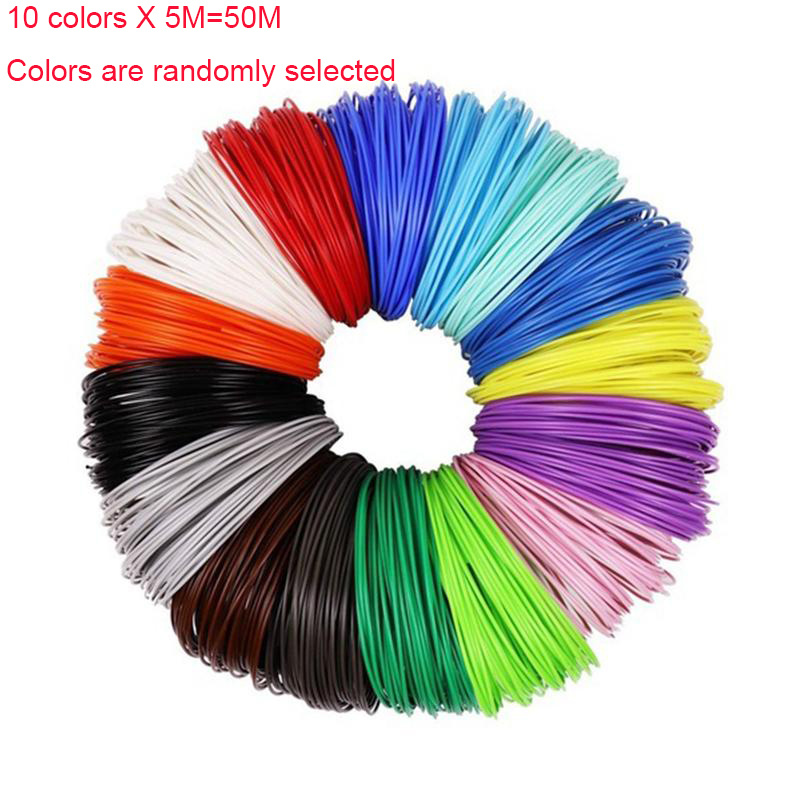  25 Colors 3D Pen PLA Filament Refill, Each Color