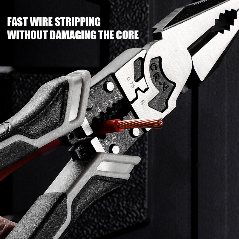 Visegrip Wire Stripping Tool / Wire Cutter, Springloaded Side Cutters