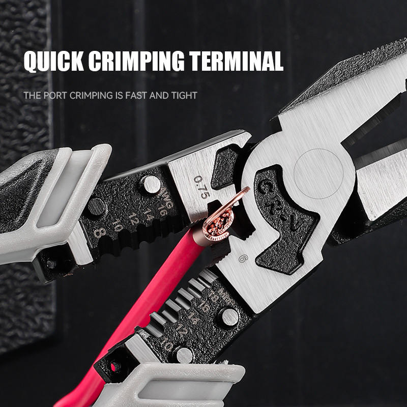 Visegrip Wire Stripping Tool / Wire Cutter, Springloaded Side Cutters