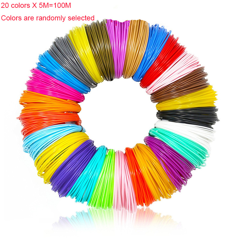 3D Printing Doodle Pen Color Refills - Pack of 3 - Random Colors - 3 Meter  Length - Planet X