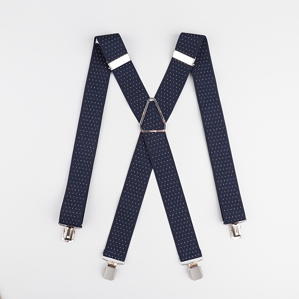 

Suspenders For Men Set Adjustable 1.37 Inch Wide X Shape Wedding Suit Accessories Strong Metal Clips, Ideal Choice For Gifts