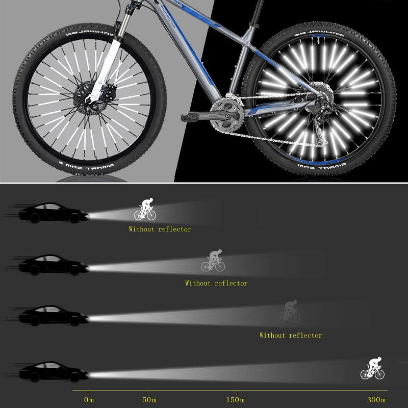 Reflective Bicycle Spokes (MPSP-01) - China Reflective Bike Spokes, Bicycle  Spokes
