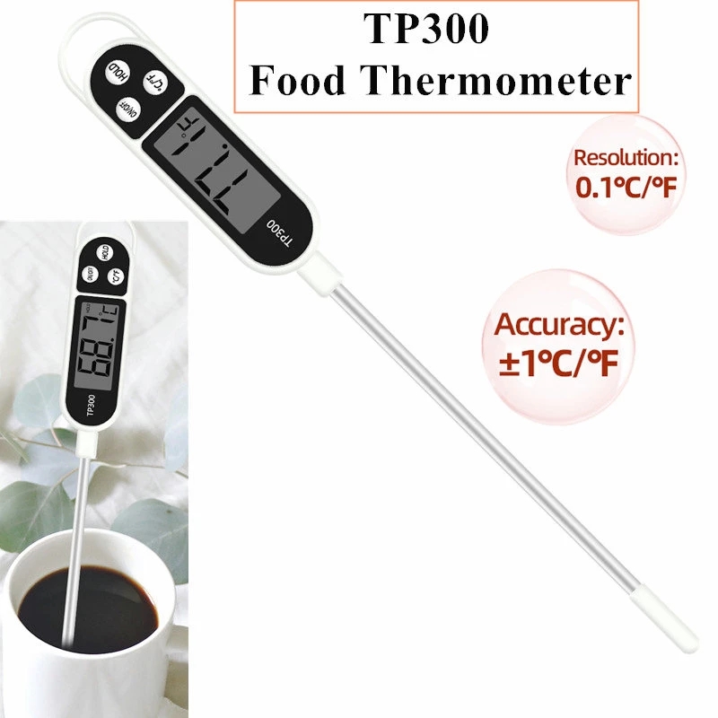 Meat Food Candy Thermometer TP300 Digital Probe Instant Read Temperature  Tools for Kitchen Cooking BBQ Grill