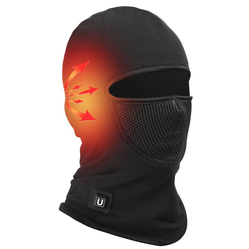 Heated Balaclava Graphene Rechargeable Winter Ski Mask