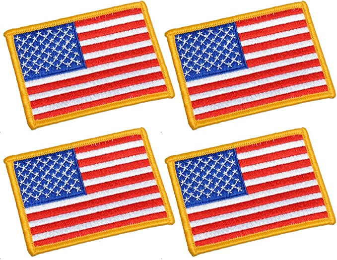 1pc Embroidery Of American Flag Embroidery Stickers Back Glue Flag Stickers  Square Backpack Decoration Stickers Outdoor Sports Embroidery Stickers  Embroidery - Arts, Crafts & Sewing - Temu
