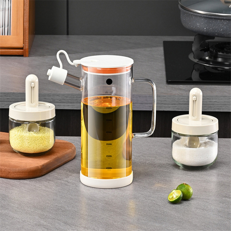 Glass Oil Dispenser Handle Easy Pour Storage Kitchen Temu