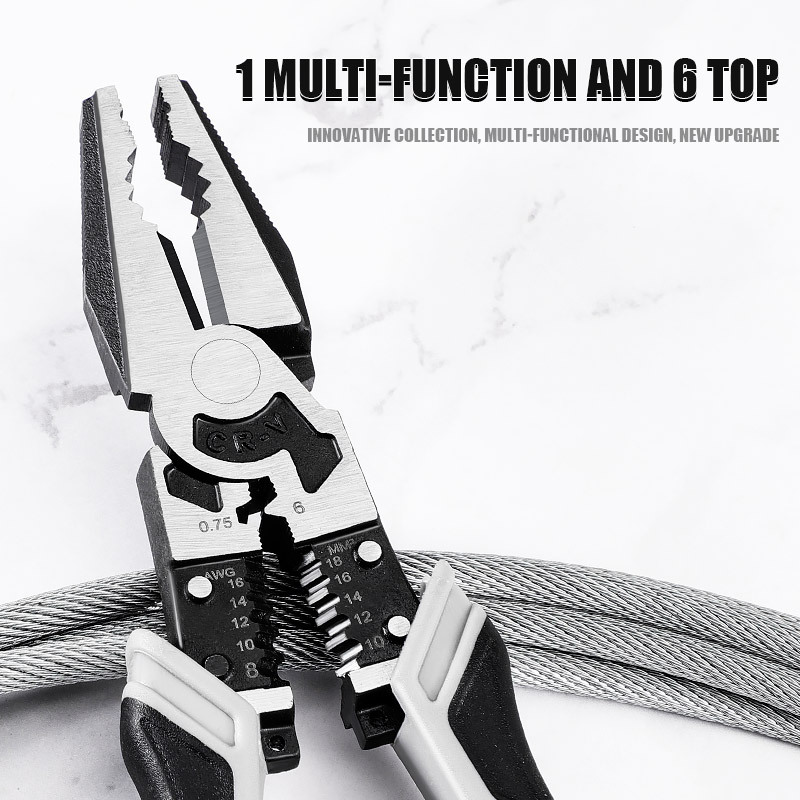 Visegrip Wire Stripping Tool / Wire Cutter, Springloaded Side Cutters