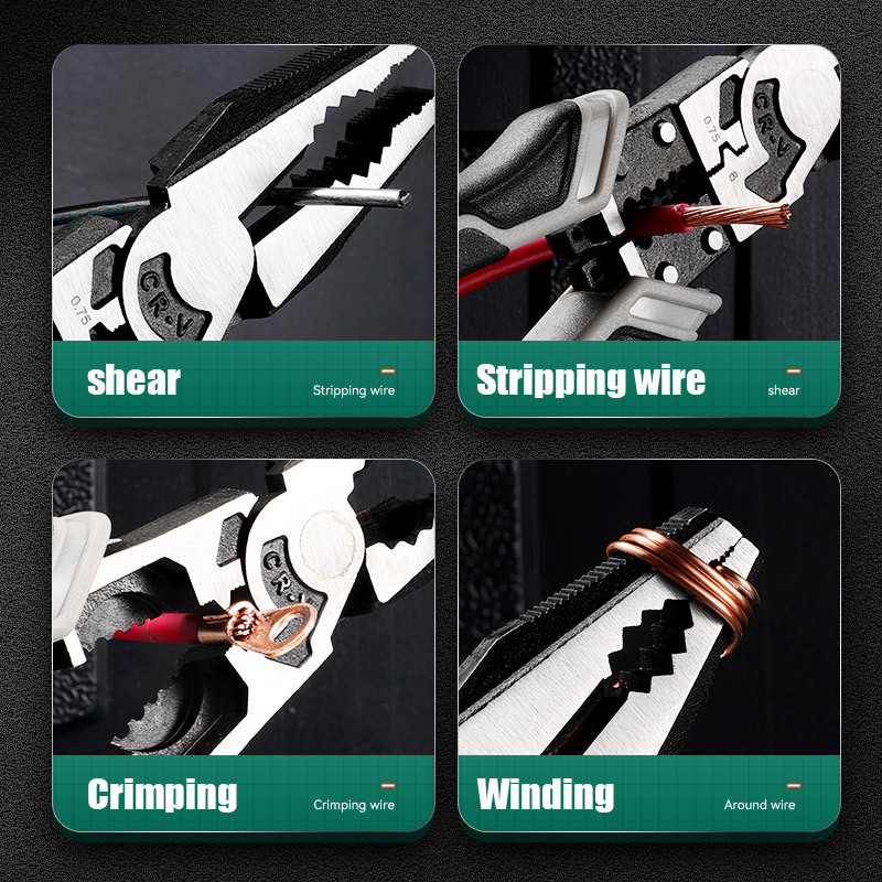 Visegrip Wire Stripping Tool / Wire Cutter, Springloaded Side Cutters