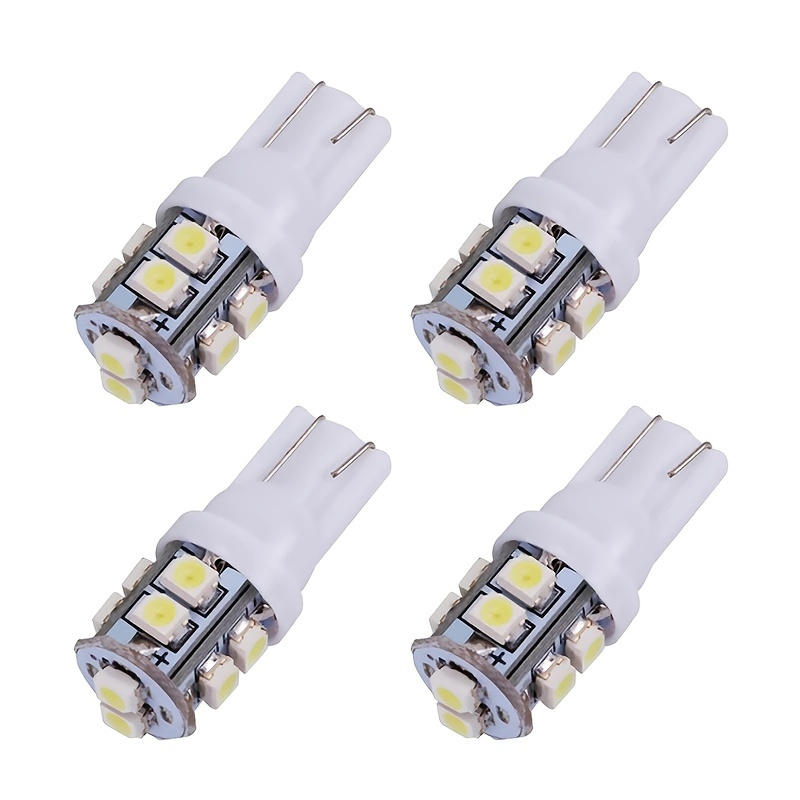 4PCS Ampoules LED de voiture, T10 W5W 168 194 1210 10 SMD LED 3528 SMD Auto  Moto LED Blanc Côté Coin Lumière Lampe Ampoule 12V - Temu Belgium