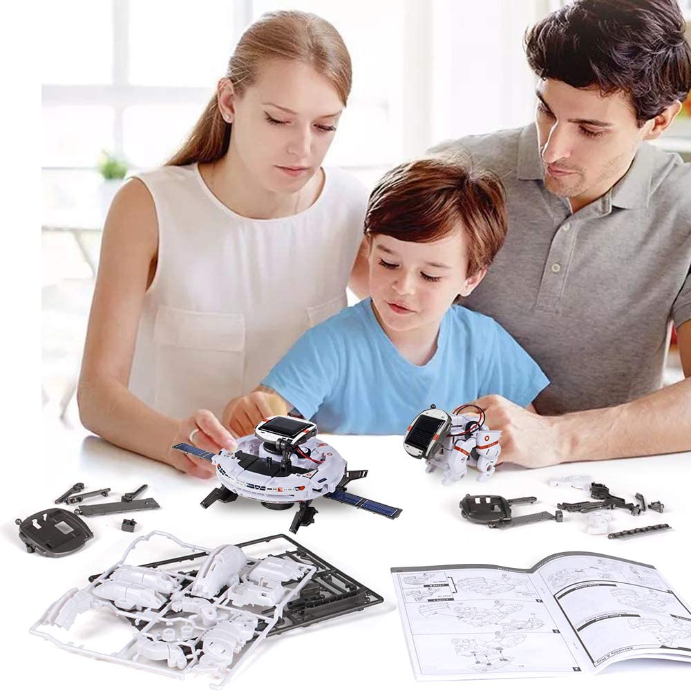 Kit Robot Solar 12 En 1 Juguetes Regalos Niños 8 9 10 11 12 - Temu