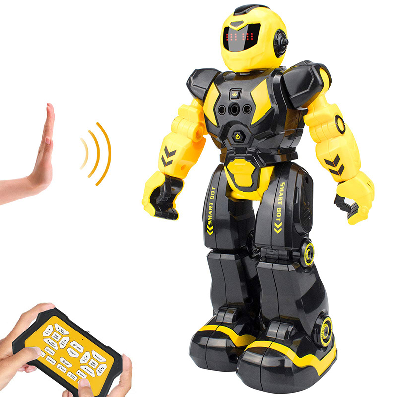 Robot Telecomandato per Bambini, Robot RC Giocattolo Ricaricabile con Occhi  a LED e Musica, Controllo dei Gesti Programmabile, Cantare Ballare Parla  Educativi Interattivo Regalo per Bambini dai 4+ : : Giochi e