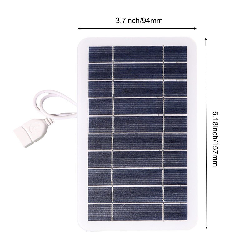 Portable Solar Panel 5v Solar Plate Usb Safe Charge - Temu