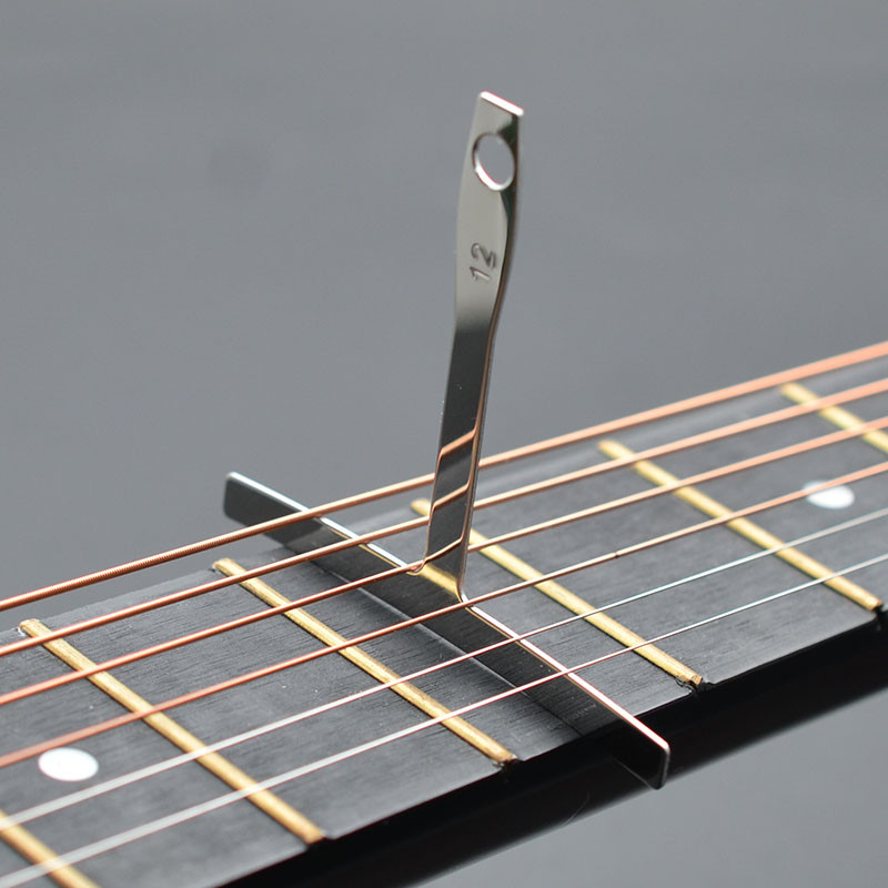 Kit d'outils de mesure de luthier de guitare Règle de cordes inférieure de  jauge de rayon de corde Outils de réparation de guitare