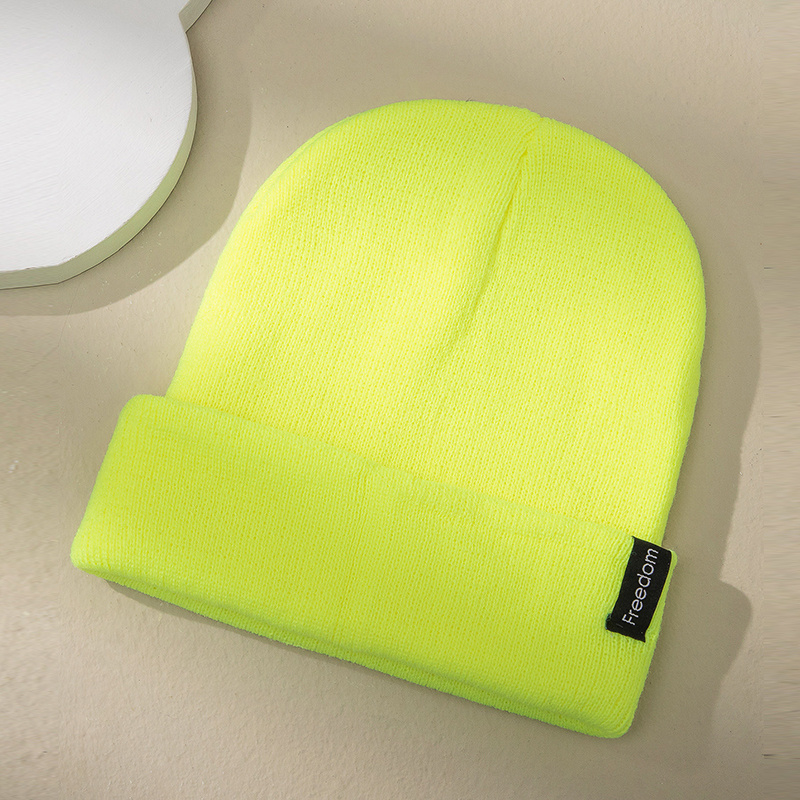 TEMU Winter Soft Knit Beanie Hat Warm Skull Beanies Solid Color Hats For Women Girls Men Unisex New Year Presents Valentine's Gift For Her