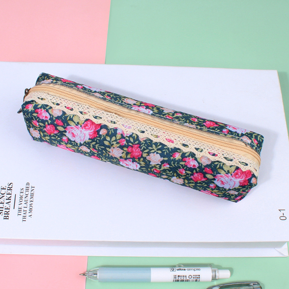 Retro Flower Pencil Case, Pencil Pouch, Pencil Case Aesthetic, Pouches, Pencil  Bag, Aesthetic Pencil Case, Cute Pencil Pouch, Cute Bag 