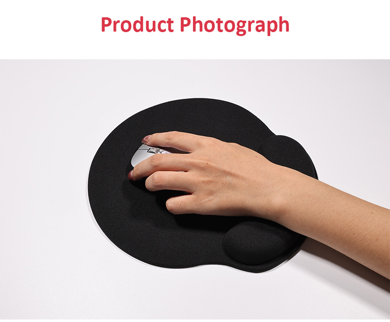thumbnail image 2 of Allcoupon Cute Mousepad, Non-Slip Bottom Memory Cotton Wrist Guard Mouse Pad, Slow Rebound Circular Wrist Rest, Wrist Rest Support 2 of 13
