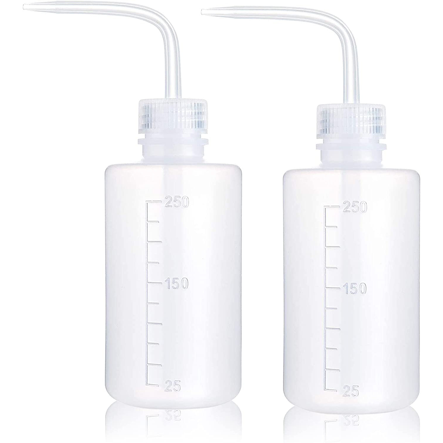 Wash Bottle 250ml 8oz Economy Plastic Squeeze Washing Bottle