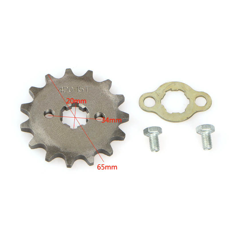 Pit bike best sale front sprocket