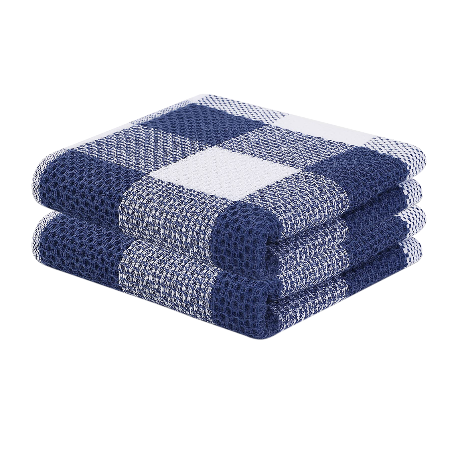 Waffle Weave Check Plaid Dish Cloths Super Soft And - Temu