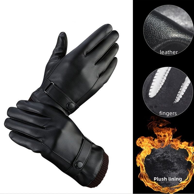 1 Par De Guantes De Invierno Para Hombre Guantes Para - Temu