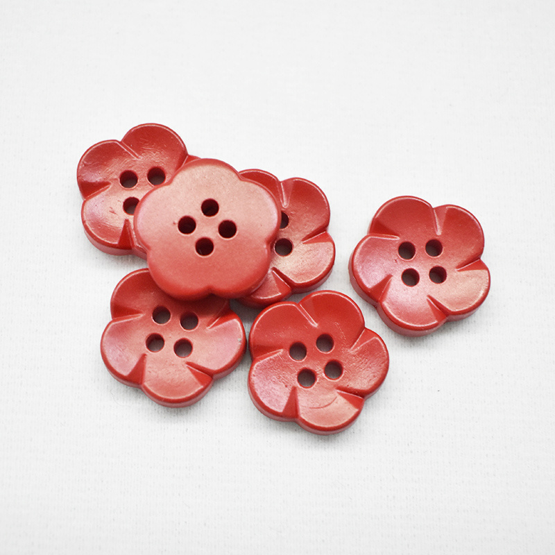 NOLITOY 500 Pcs Plastic Flower Buttons Clothes Breastpin Boutonniere Pin  Scarpbook Decoraciones para Uñas Uniform Buttons for Crafts Kids Retro  Decor