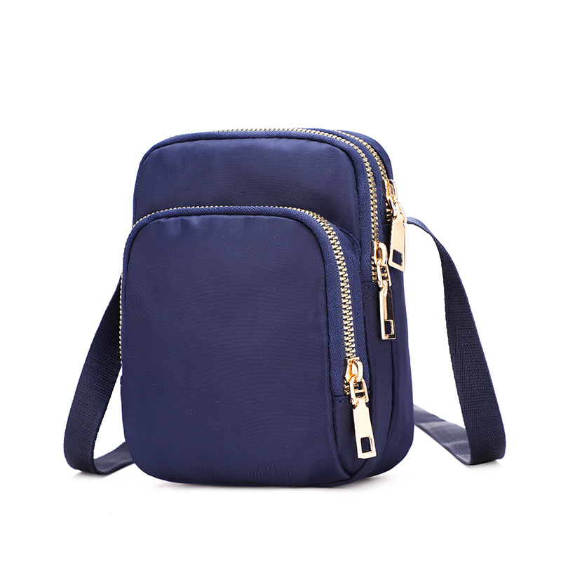 nylon crossbody bag with coin purse