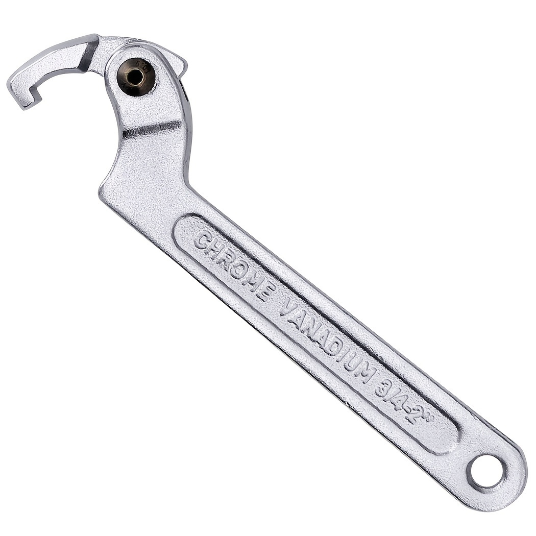 Multi Function Adjustable Hook Round Nut Spanner Wrench 3 4 - Temu Canada