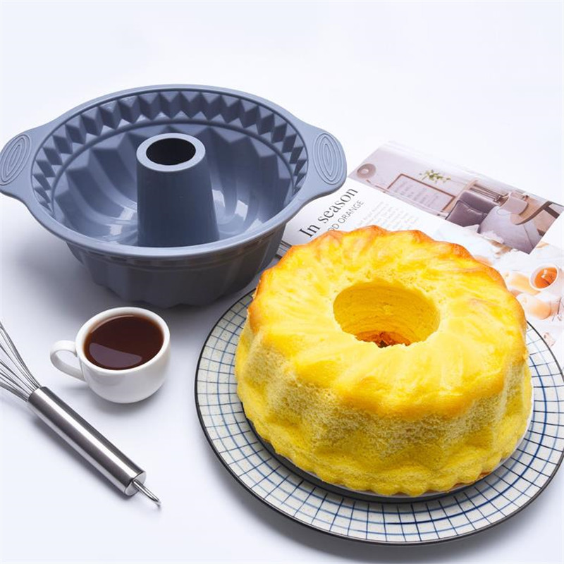 Large Spiral Bundt Cake Silicone Mold Baking Mold Cake Mold Cake Baking  Tools Silicon Cake Mold 
