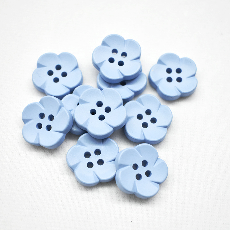 Boho Buttons Sewing Buttons, Large Buttons Crafts, Blue Flower Buttons, Button  Craft Supplies, Diy Handcrafted Fabric Covered Buttons, 