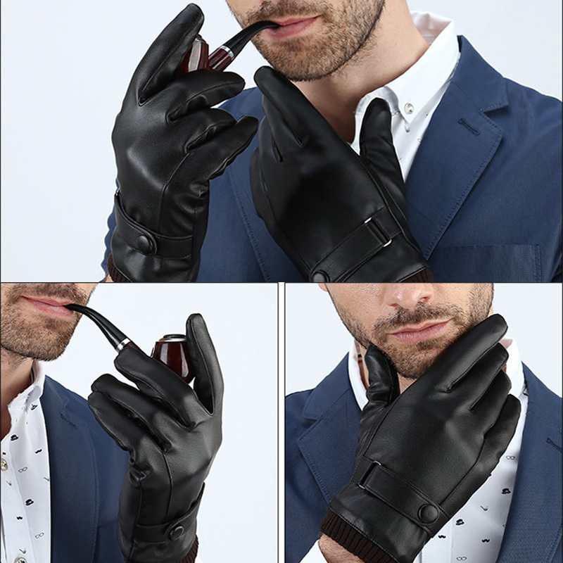 GUANTES DE TRABAJO CON PANTALLA TÁCTIL, Guantes de hombre, Guantes  ultrafinos, Guantes de cuero sin forro para hombre, Guantes de patrulla  táctiles finos, -  México