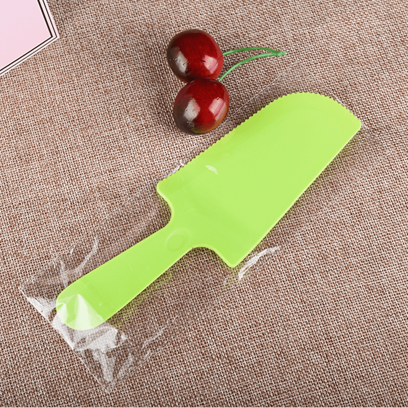 Baking Pastry Tools Disposable Plastic Cake Knife Serrated