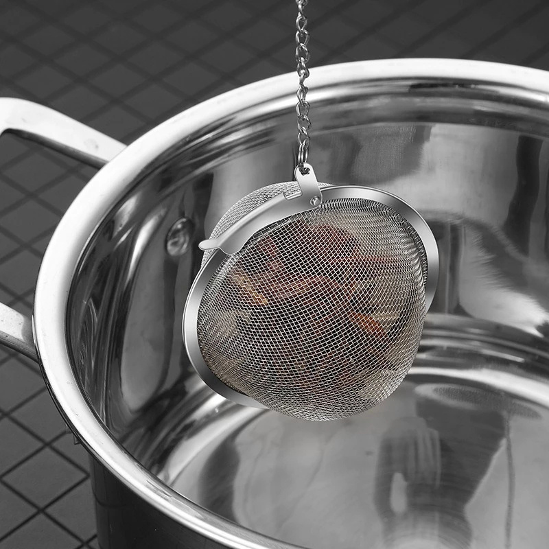 1   304 stainless steel tea ball   brewing   tea at home details 5