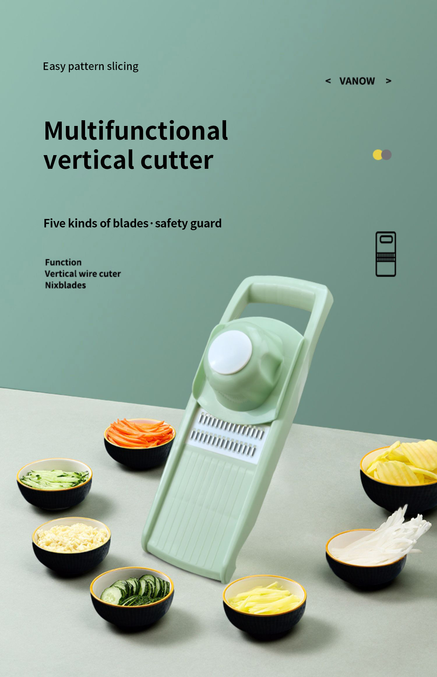 Bowl Cortador Rallador de Verduras Multifuncional – Kitchen Center
