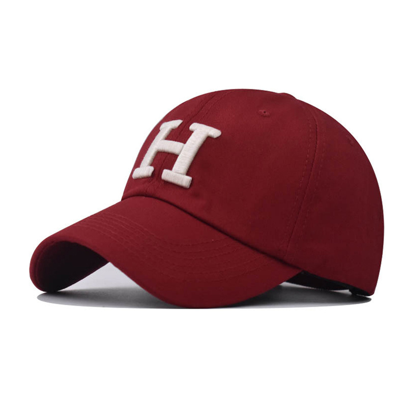 Baseball Caps For Men Women Spring and Summer Letter H Embroidered