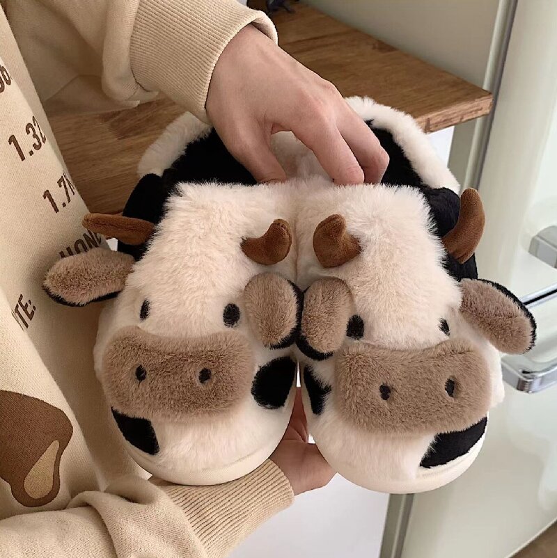 Womens Cute Novelty Microfiber Warm Cozy Fuzzy Animal Slipper