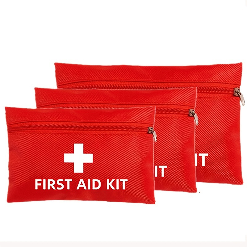 

1pc Portable First Aid Kit - Essential Health Kit For Home, Car, Outdoor Activities, And Emergencies - Small Medicine Bag With Pill Organizer For Camping And Hiking - Practical Life-saving Kit
