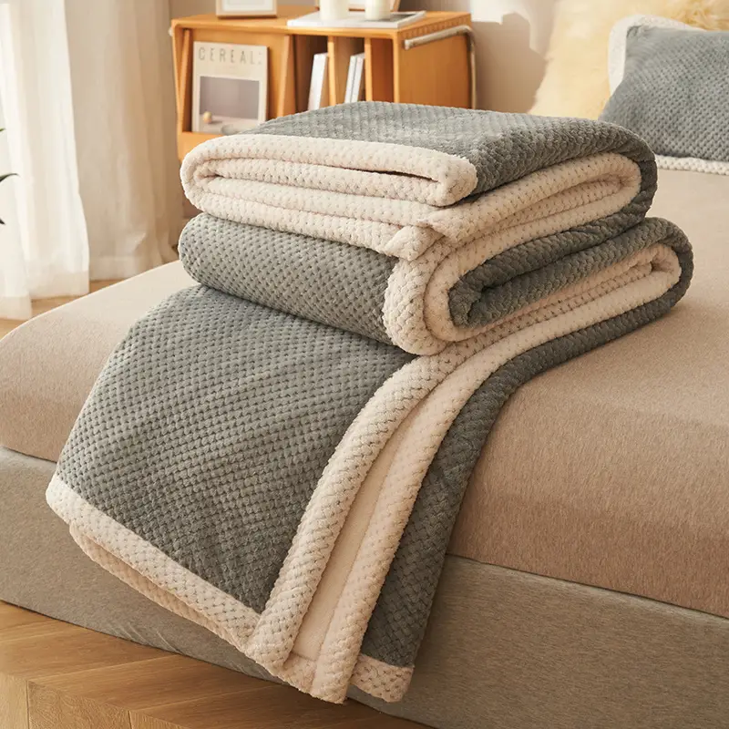 1 Stück Weiche Decke Bett Sofa Auto Warme Decke Winter Hause