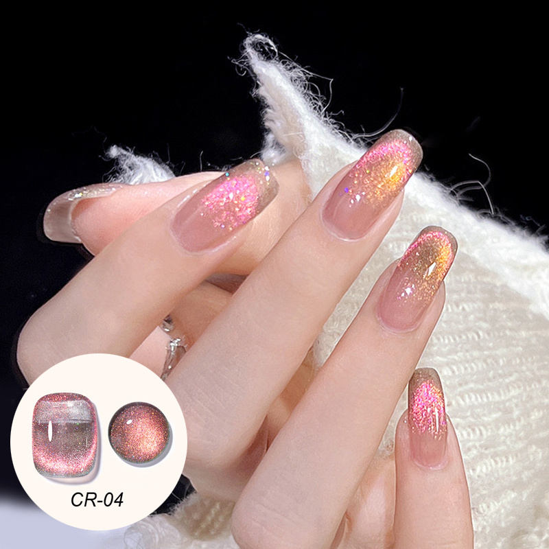 Crystal Cat Eye Nail Polish Festive Occasions Temu