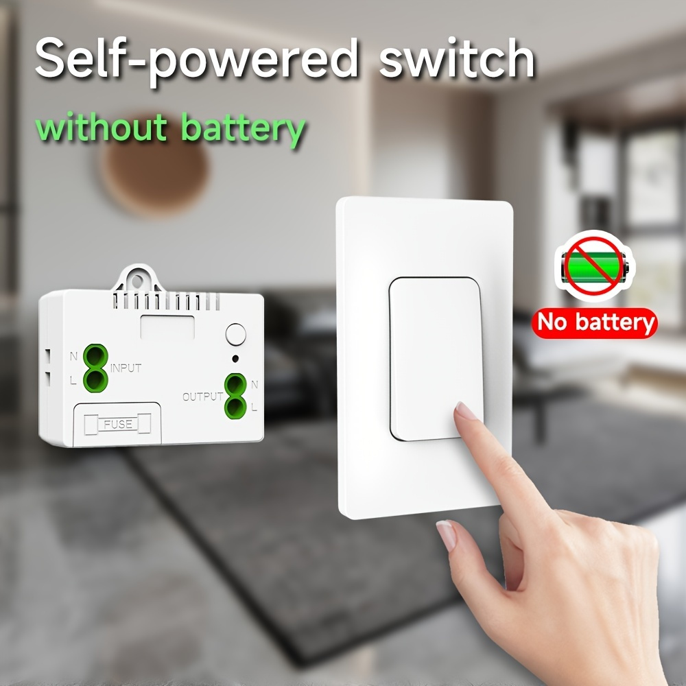 Gosund Wi-Fi Smart Plug Outlet  Kinetic Self-Powered Wireless Switches
