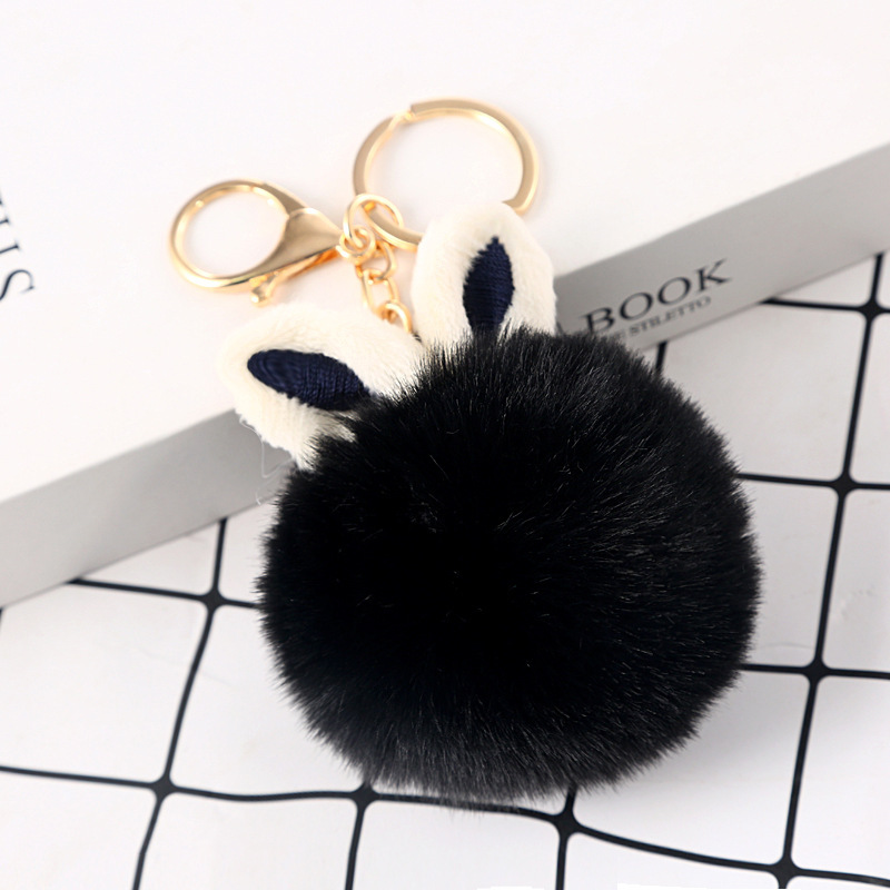 Soft Plush Fur Ball Keychain Fall Winter Pom Pom Cute Colorful Bag Key Chain  Ornament Bag Purse Charm Accessories - Temu