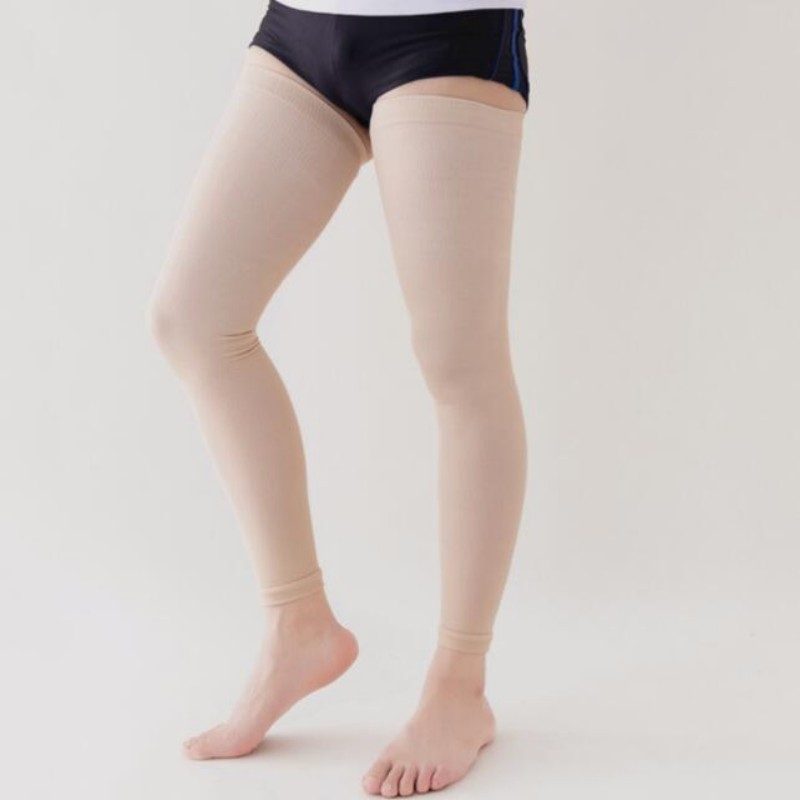 Compression Socks Thigh-Hi Stockings - Reducing Leg Discomfort for Calf &  Thigh